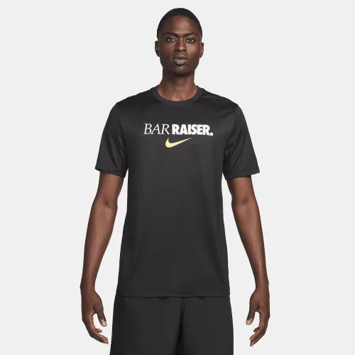 Nike Dri-FIT мужские Fitness футболка цвет черный