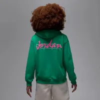 Nike Jordan Brooklyn Fleece жіноча Pullover Толстовка з капюшоном колір зелений