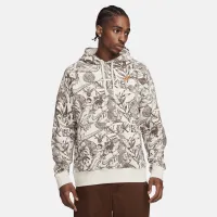 Nike Sportswear Club Fleece чоловічі Pullover Printed Толстовка з капюшоном колір сірий