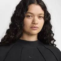 Nike Sportswear Collection жіноча оверсайз Crew-Neck French Terry світшот колір чорний