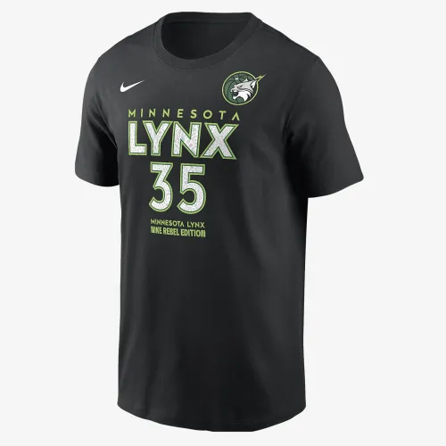Alissa Pili Minnesota Lynx Rebel Edition Nike WNBA футболка колір чорний
