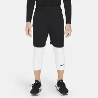 Nike Pro Dri-FIT Big дитячі (для хлопчиків) 3/4-Length Tights колір білий