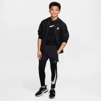 Nike Pro Warm Big дитячі (для хлопчиків) Dri-FIT тренувальні Tights колір чорний