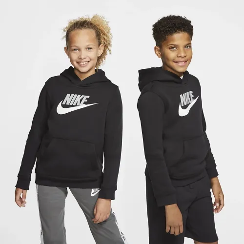 Nike Sportswear Club Fleece Big Kids’ Pullover Толстовка з капюшоном колір чорний