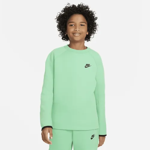 Nike Sportswear Tech Fleece Big дитячі (для хлопчиків) світшот колір зелений