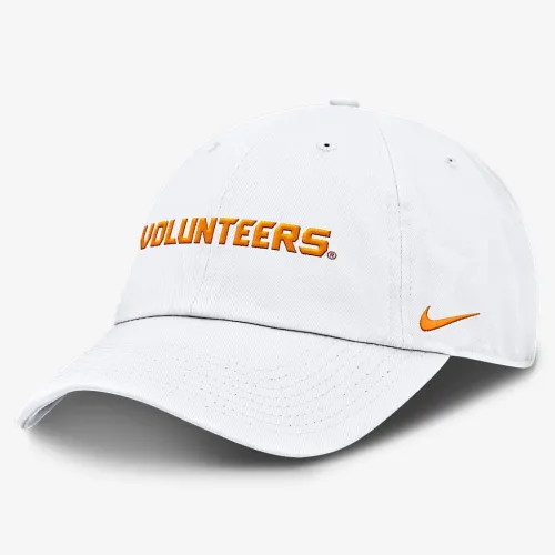 Tennessee Volunteers Core Club Mascot Wordmark мужские Nike College Adjustable Hat цвет белый