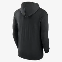 New York Mets Authentic Collection чоловічі Nike Dri-FIT MLB Pullover Толстовка з капюшоном колір чорний