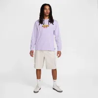 Nike SB Long-Sleeved Max90 Skate футболка цвет фиолетовый