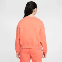Nike Sportswear Club Fleece Girls' Boxy Crew-Neck світшот Orange
