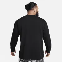 Nike Sportswear Premium Essentials мужские Long-Sleeve Pocket футболка цвет черный