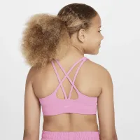 Nike One Big дитячі (Girls') Long-Line Sports Bra Pink
