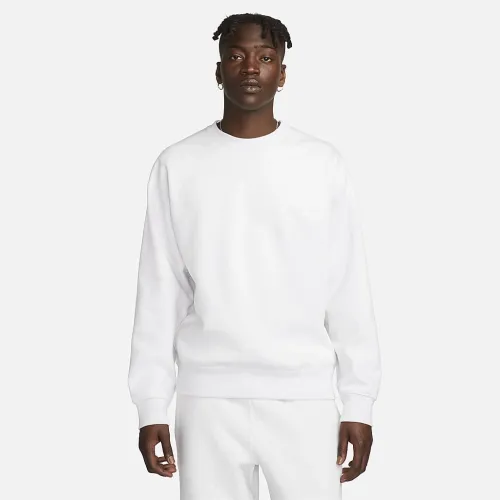Nike Solo Swoosh чоловічі Fleece Crew колір коричневий
