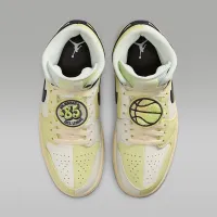 Nike Air Jordan 1 Mid SE женская Кроссовки цвет белый