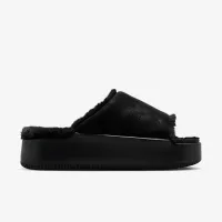 Nike Calm Elevation Fur жіноча Slides колір чорний