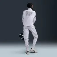 Nike Sportswear Club Fleece жіноча Mock-Neck 1/2-Zip Graphic Top колір коричневий