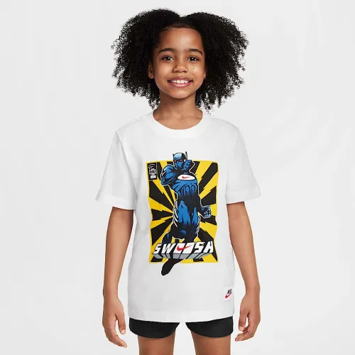 Nike Sportswear Big дитячі футболка колір білий
