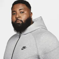 Nike Sportswear Tech Fleece Windrunner чоловічі Full-Zip Толстовка з капюшоном колір сірий