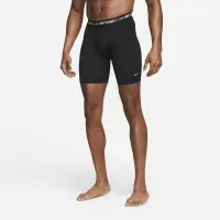 Nike Dri-FIT Ultra Stretch Micro чоловічі Long Boxer Brief (3 пари) колір чорний