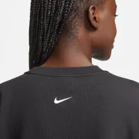 Nike Dri-FIT One жіноча Crew-Neck Graphic світшот колір чорний