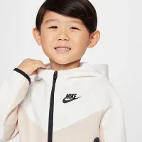 Nike Sportswear Tech Fleece Full-Zip комплект Toddler 2-Piece Толстовка з капюшоном комплект колір білий