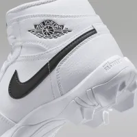 Nike Jordan 1 Mid Little/Big дитячі Cleats колір білий