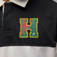 Nike Jordan x Howard University мужские Long-Sleeve Rugby Top цвет черный