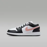 Nike Air Jordan 1 Low Big детские Кроссовки цвет белый