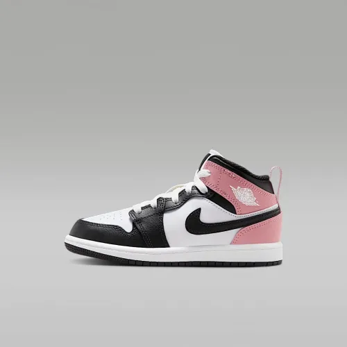 Nike Jordan 1 Mid Little дитячі Кросівки колір білий