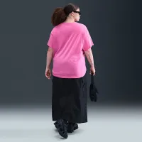 Nike Sportswear Essential жіноча футболка (великі розміри) Pink