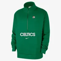 Boston Celtics Club Courtside мужские Nike NBA 1/2-Zip Top цвет зеленый