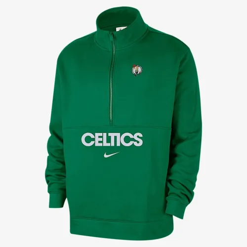 Boston Celtics Club Courtside мужские Nike NBA 1/2-Zip Top цвет зеленый
