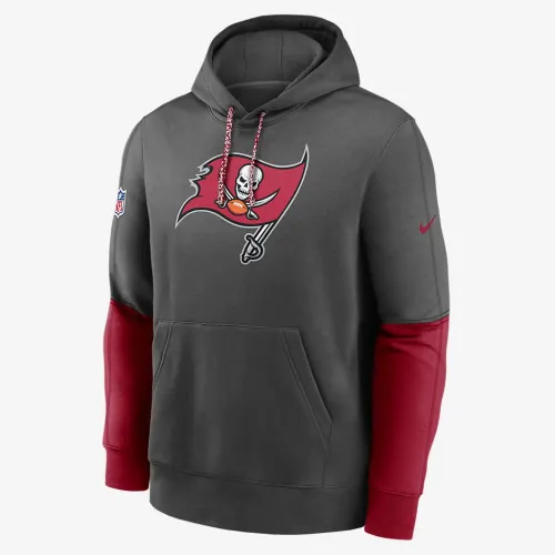 Tampa Bay Buccaneers Sideline Team Issue Club чоловічі Nike NFL Pullover Толстовка з капюшоном колір сірий