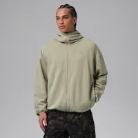 Nike Jordan Brooklyn мужские Hike Mike Full-Zip Толстовка с капюшоном цвет зеленый