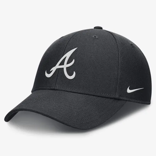 Atlanta Braves Everцвет зеленый Club мужские Nike Dri-FIT MLB Adjustable Hat синий