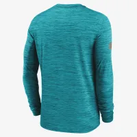 Miami Dolphins Sideline Velocity чоловічі Nike Dri-FIT NFL Long-Sleeve футболка колір зелений