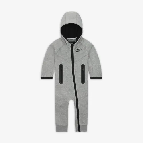Nike Sportswear Tech Fleece Hooded Coverall Baby Coverall цвет серый