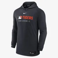 Detroit Tigers Authentic Collection чоловічі Nike Dri-FIT MLB Pullover Толстовка з капюшоном блакитний