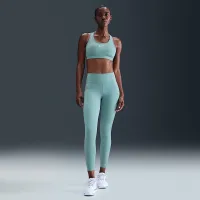 Nike Swift женская С высокой Талией 7/8 Running лосины с карманамицвет зеленый
