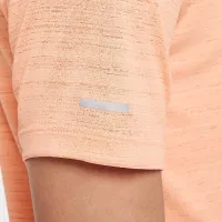 Nike Dri-FIT Miler Big детские (для мальчиков) тренировочные Top Orange