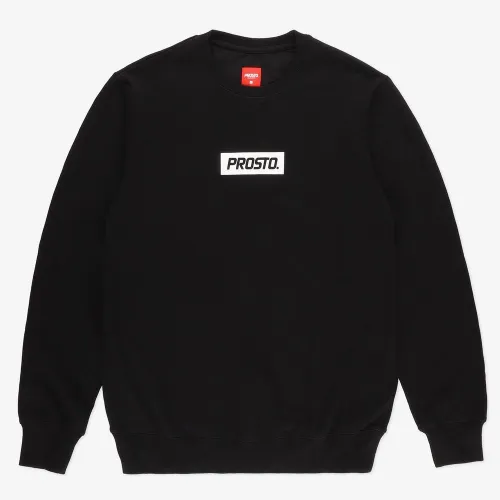 Кофта/футболка Prosto Klasyk Crewneck Bokz KL231MSWE1073 - Чорна
