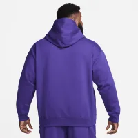 Nike Solo Swoosh мужские Fleece Pullover Толстовка с капюшоном цвет фиолетовый