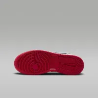 Nike Air Jordan 1 Mid Big детские Кроссовки цвет черный