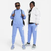 Nike Club Fleece Big дитячі Joggers (Extended Size) блакитний