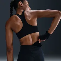 Nike Universa женская Medium-Support С высокой Талией Full-Length лосины с карманамицвет черный