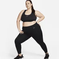 Nike Universa женская Medium-Support С высокой Талией 7/8 лосины с карманами(большие размеры) цвет черный