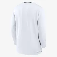 Michigan State Spartans Sideline Coach чоловічі Nike Dri-FIT College 1/2-Zip Long-Sleeve Top колір білий