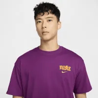 Nike Sportswear мужские Max90 футболка цвет фиолетовый