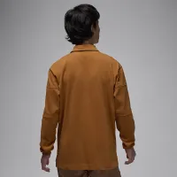 Nike Jordan Essentials чоловічі Long-Sleeve Rugby Top колір коричневий
