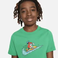 Nike Sportswear Big детские футболка цвет зеленый