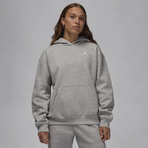 Nike Jordan Brooklyn Fleece жіноча Pullover Толстовка з капюшоном колір сірий